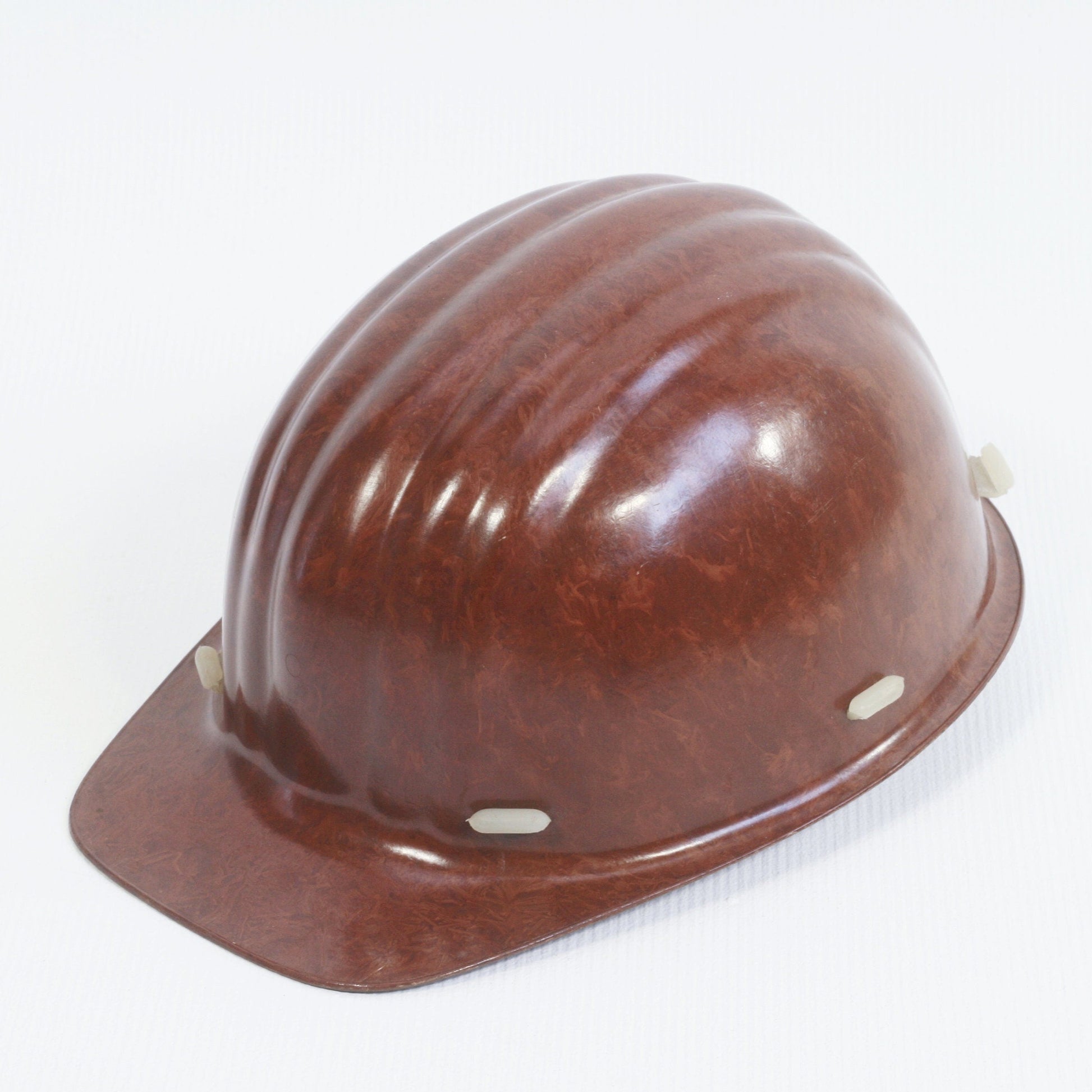 Vintage industrial Soviet helmet | Soviet Union mining construction work safety helmet | Vintage USSR carbolite mine worker helmet